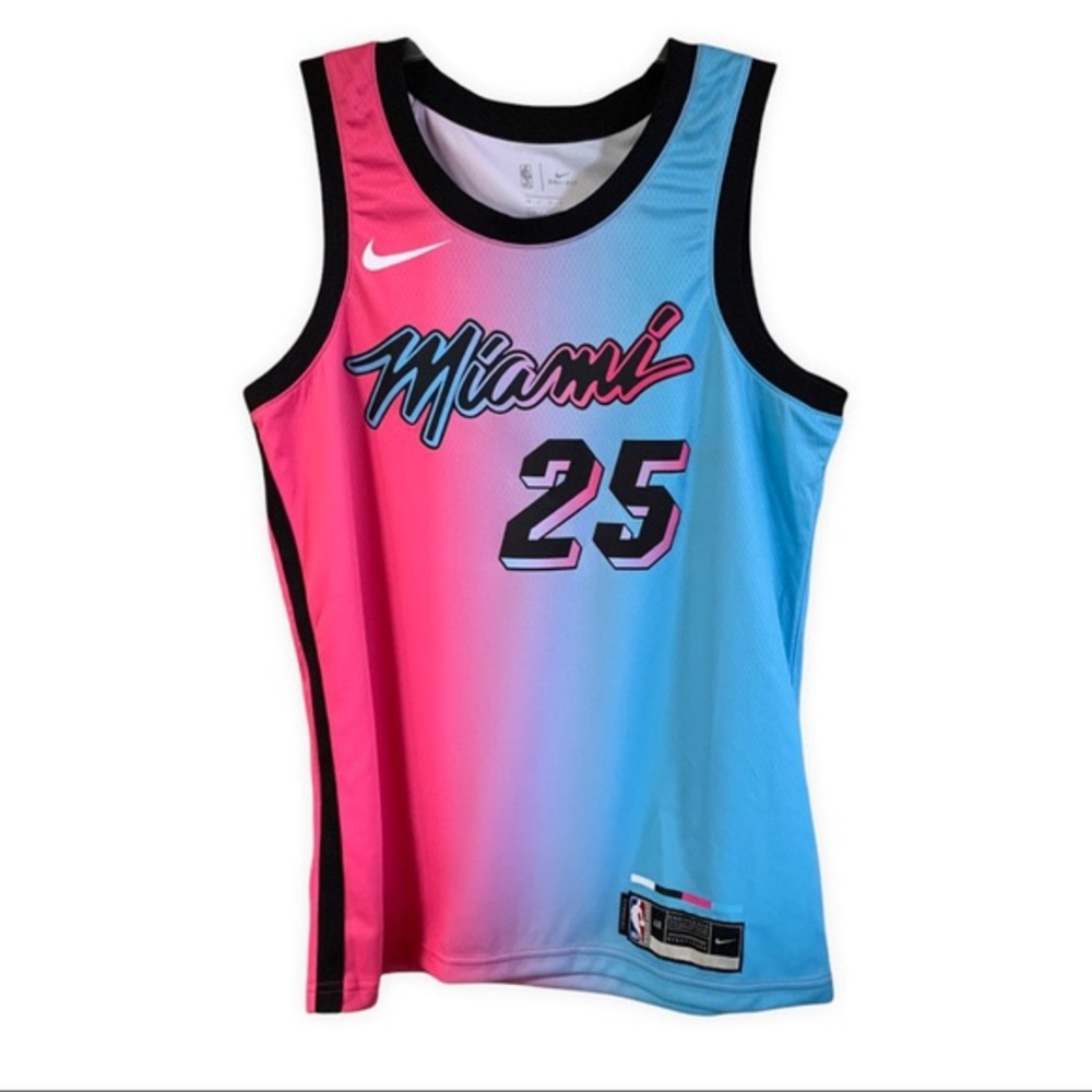 NIKE Miami Heat Ombré Kendrick Nunn Jersey